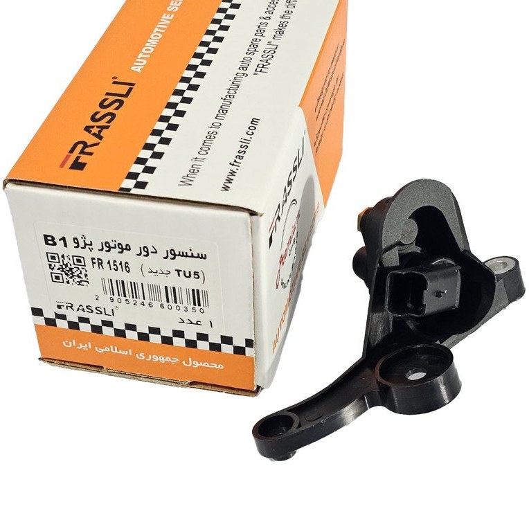 سنسور دور موتور تیپ5 مشکی سنسور دور موتور پژو تیپ5(tu5)براکت دار برند فراسلی